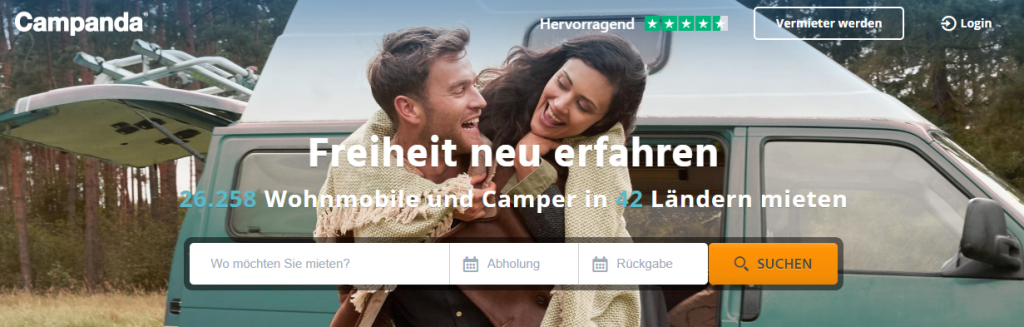 Wohnmobil / Camper mieten in Nordspanien: Der Anbieter Campanda