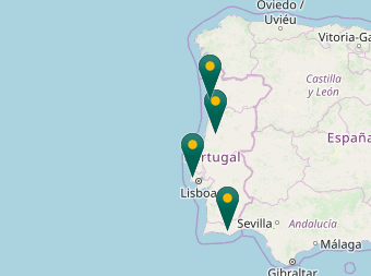 Campervan mieten (Portugal): Die Standorte von McRent in Portugal
