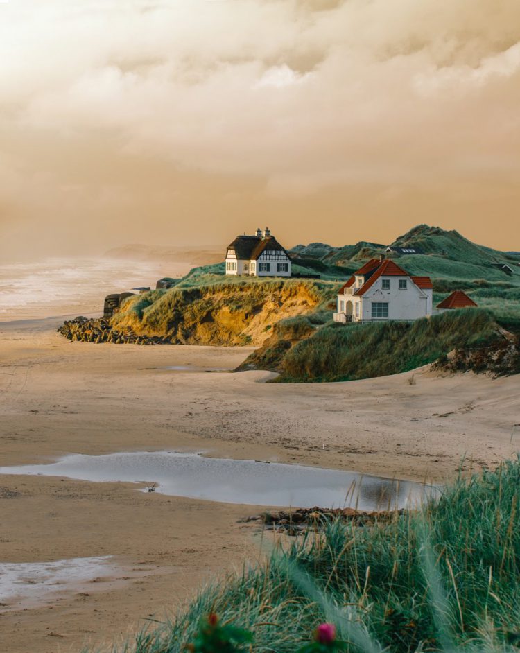 Surfen in Dänemark: Der Strand von Lokken