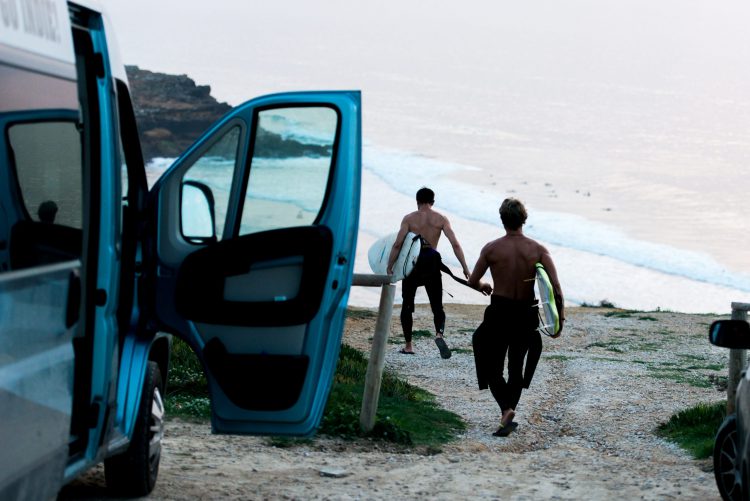 Surfen in Moliets: Campervan mieten