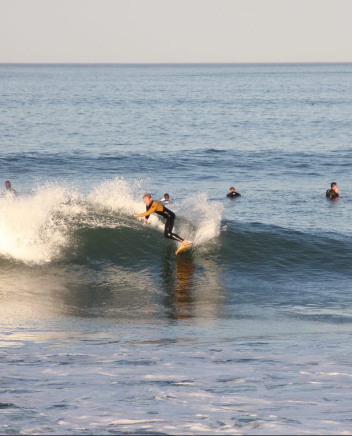 Surfen in Frankreich: Eine Session in la Sauzaie