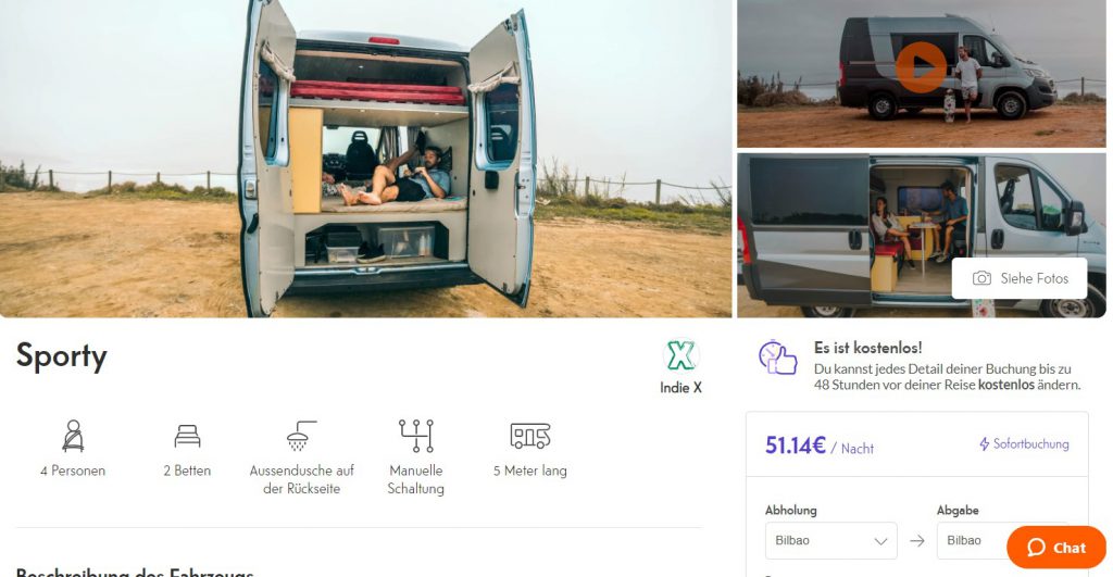 Indie Campers im Test: Probebuchung von einem Indie Camper