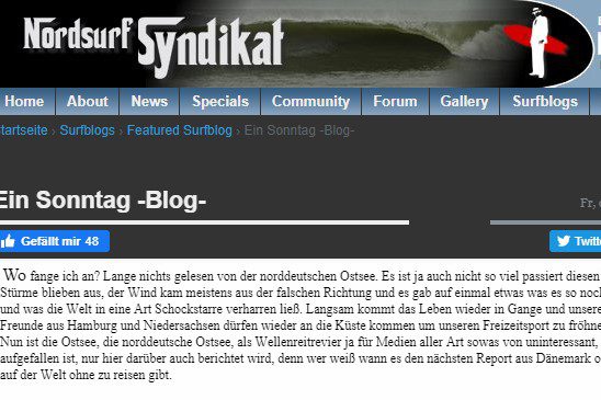Surfen in Deutschland: Das Nordsurf Syndicat