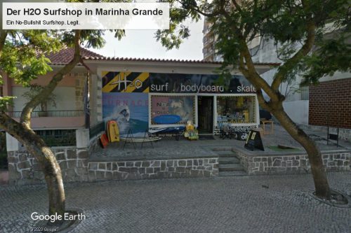Surfen in Nazaré: Der H2O Surfshop in Marinha Grande