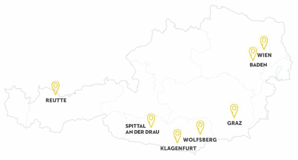 myvanture im Test: Die Standorte in der Übersicht