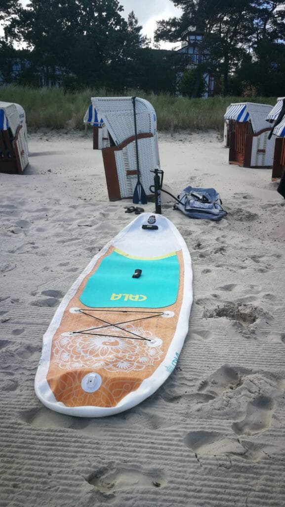 Das Cala Canga im Test: Das Board und die Pumpe